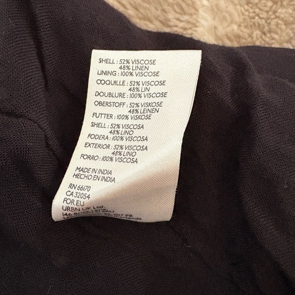 Anthropologie Maeve Tiered Mini Skirt New Size 10 Black White ANTHRO - Picture 9 of 12